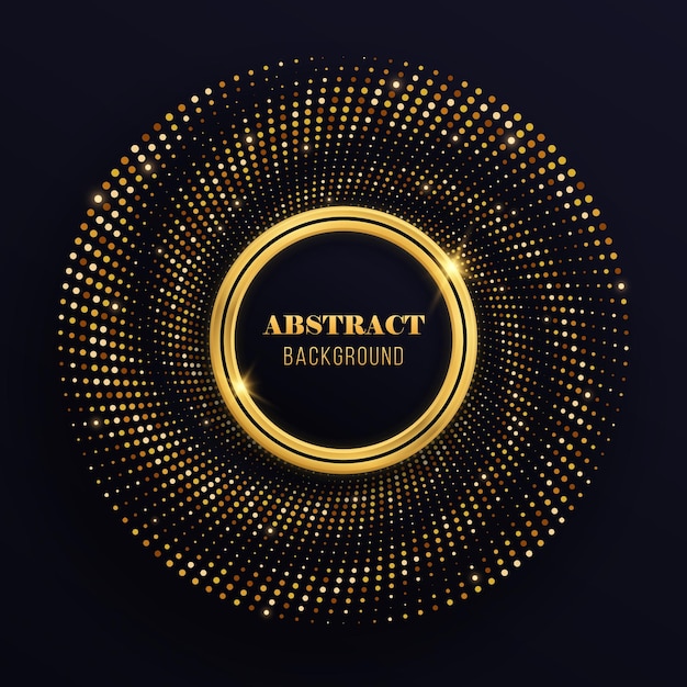 Festive circle for graphic design.