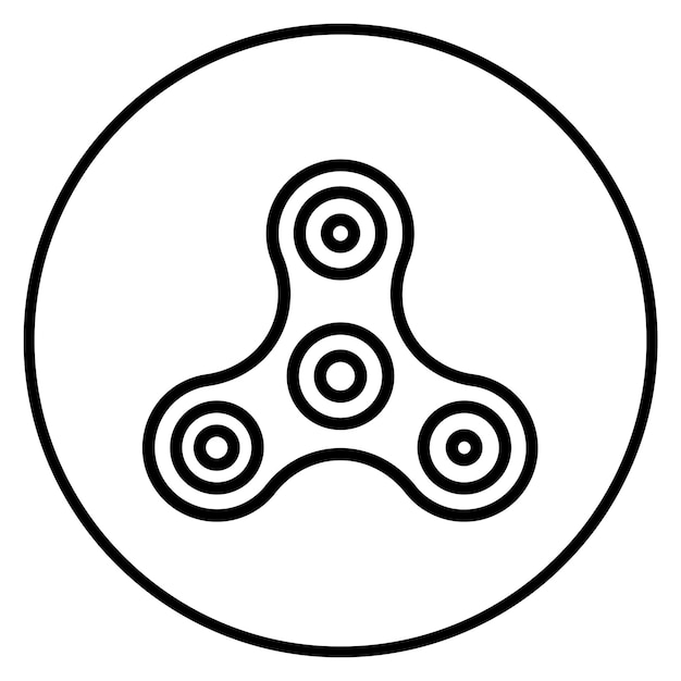 Fidgeting icon vector image Can be used for ADHD