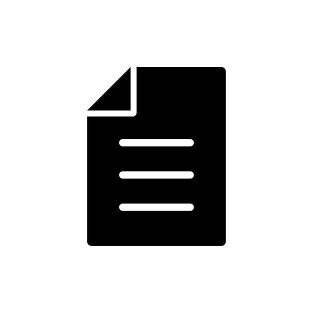 File Document Icon Vector Design Template