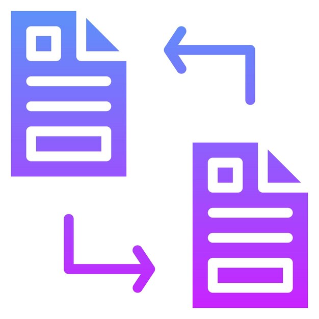 File Transfer vector icon illustration of Web Hosting iconset