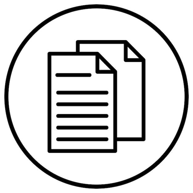 File Vector Icon Design Illustration