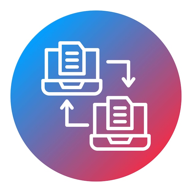 Files Exchange icon vector image Can be used for Crisis Mangement