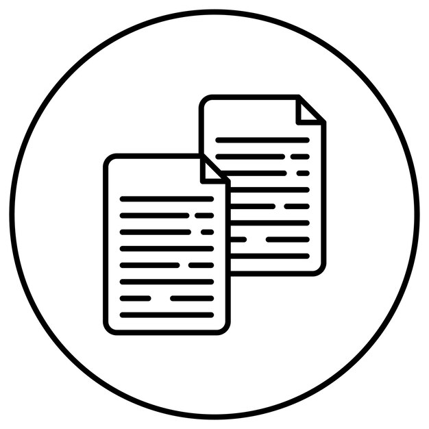 Files icon vector image Can be used for Business and Office
