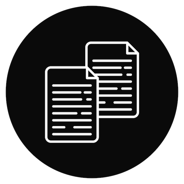 Files icon vector image Can be used for Business and Office