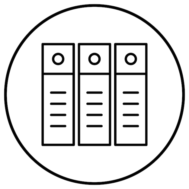 Files icon vector image Can be used for Office Stationery