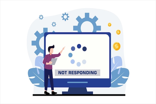 Finance Business Flat Design Illustration