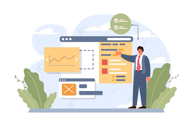 Financial influencer trader or broker social media educative blog
