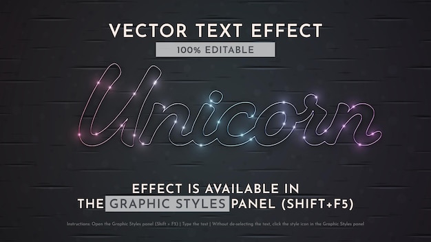 Firefly Editable Text Effect Graphic Style