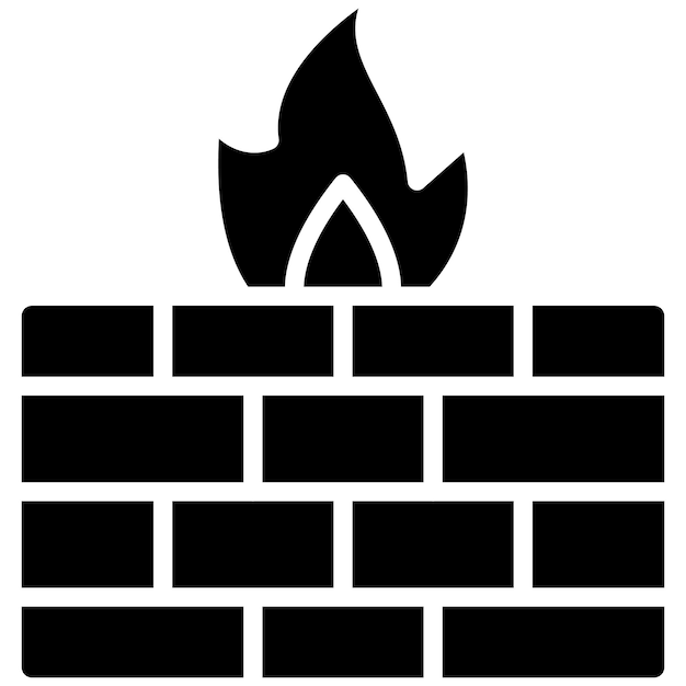 firewall vector illustration style