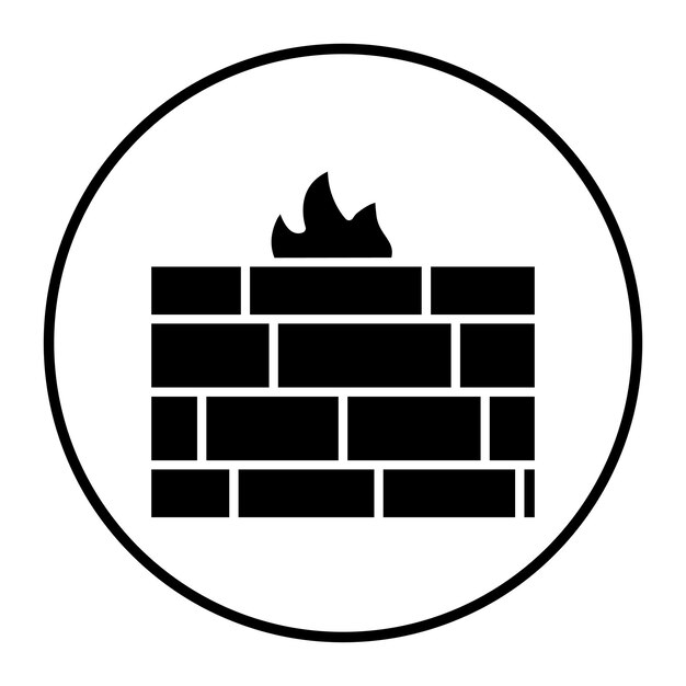 Firewall Vector Illustration