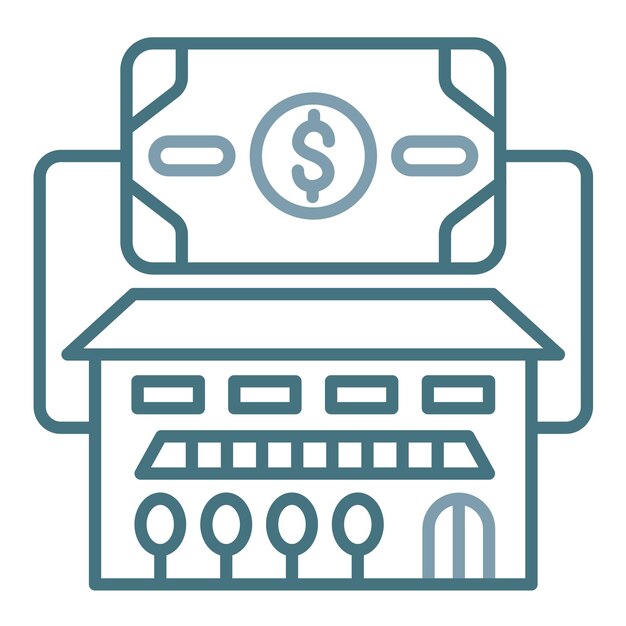 Fixed Assets Flat Illustration