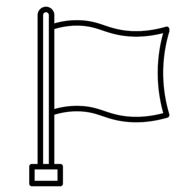Flag icon vector image Can be used for Human Rights
