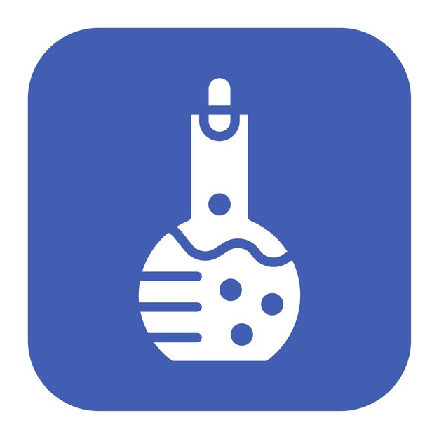 Flask icon vector image Can be used for Data Science