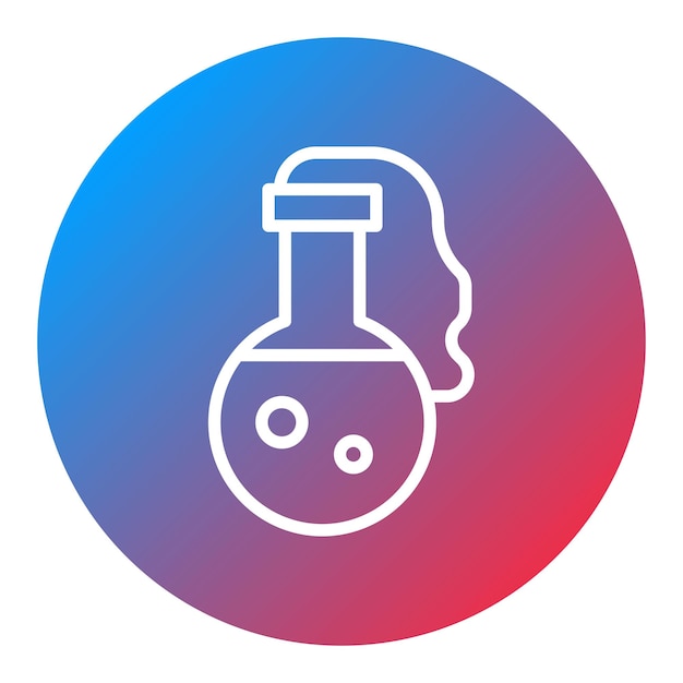 flask icon vector image can be used for lab