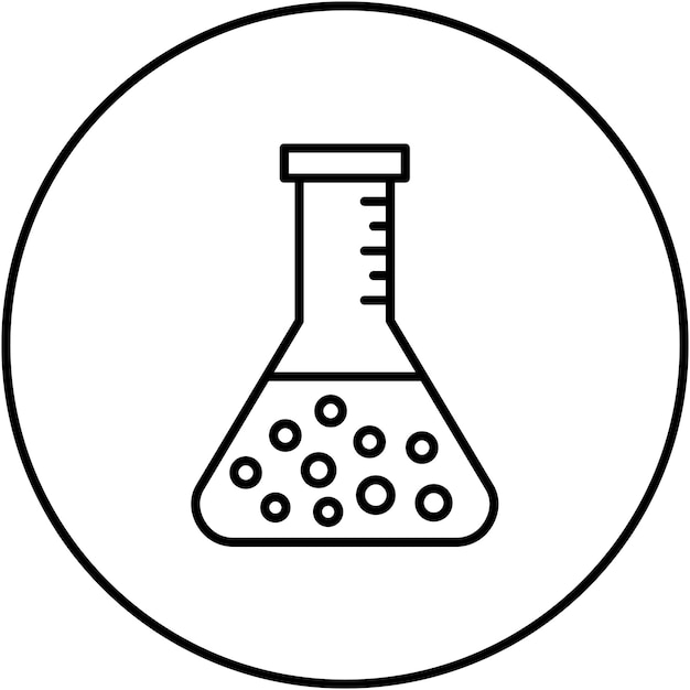Flask icon vector image Can be used for Research and Science