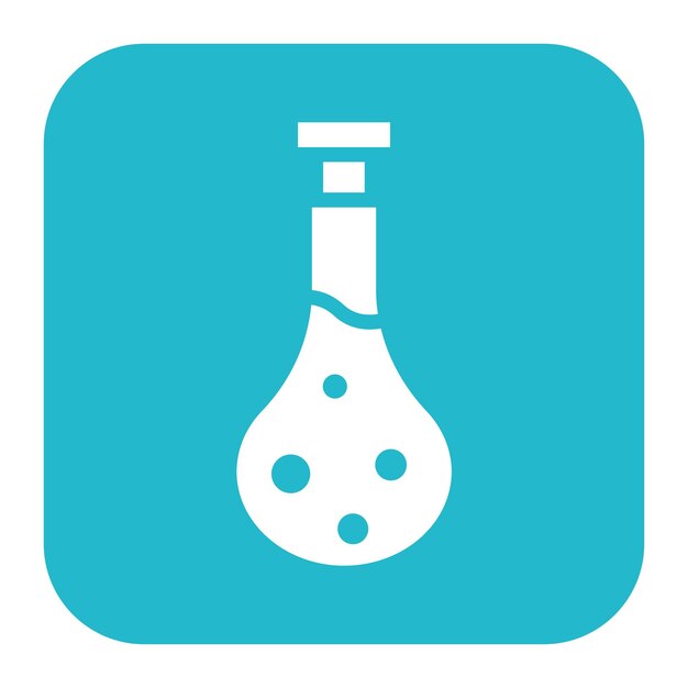flask icon vector image can be used for science
