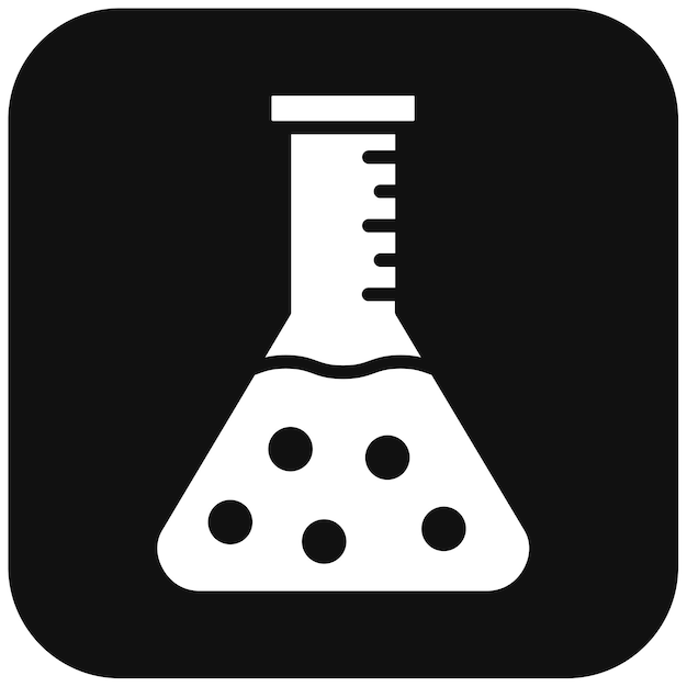 Flask vector icon Can be used for Lab iconset