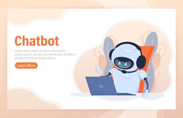 flat chat bot for web design flat isometric vector illustration artificial intelligence