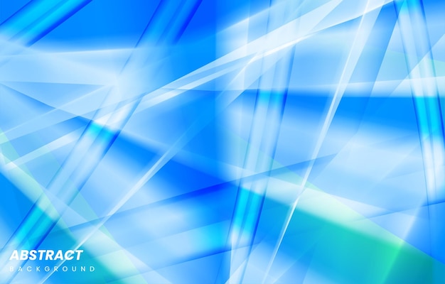 Flat creative custom shape with gradient blue color abstract style background design vector template
