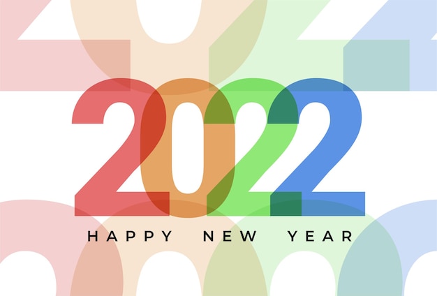 flat design new year 2021
