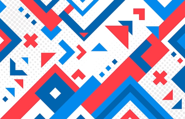 Flat Geometric Background