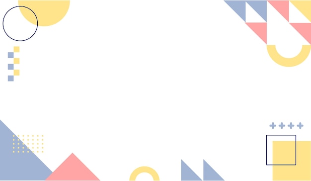 flat geometric background