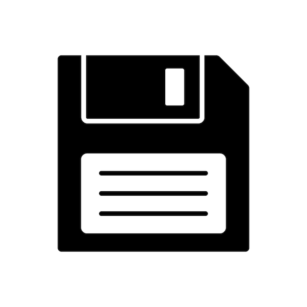floppy disk icon vector design template simple and clean