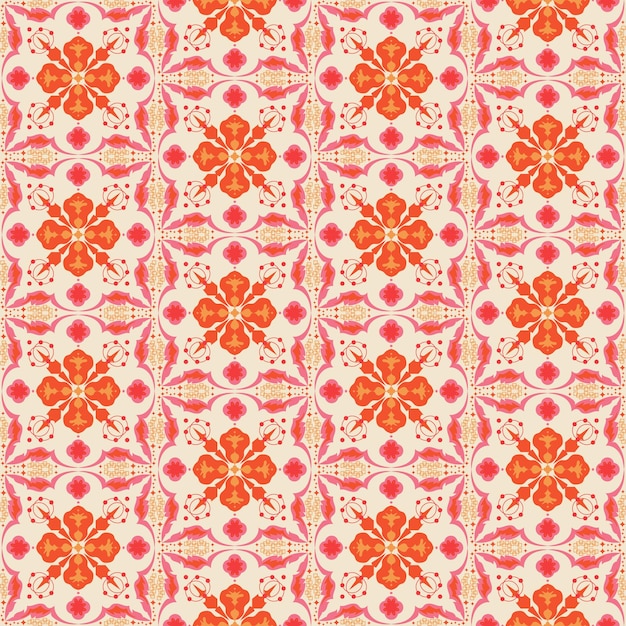Floral Seamless Pattern Background Garden Nature Damask Aboriginal Wedding Ornament Art