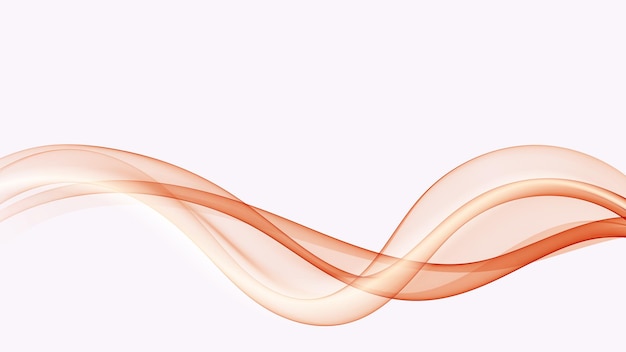 flow of transparent wavy lines abstract wave background set of vector waves