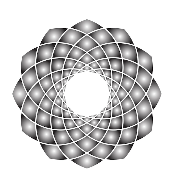 Flower mandala gradient