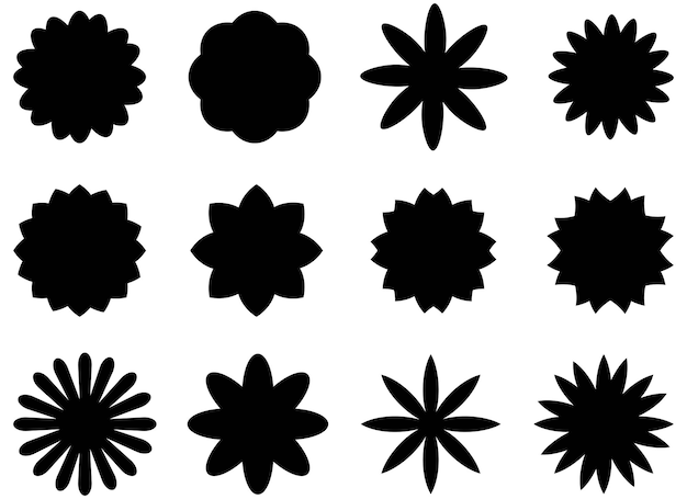 flowers design illustration isolated on white background