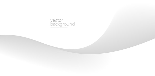 Flowing grey curve shape with soft gradient vector abstract background relaxing and tranquil art ease and tranquil image