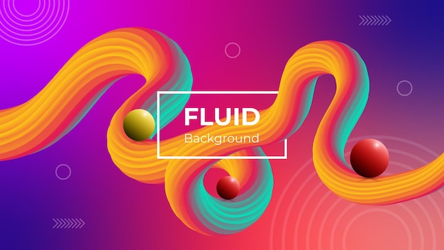 Fluid Background a colorful image of a rainbow colored liquid with a colorful background vector EPS