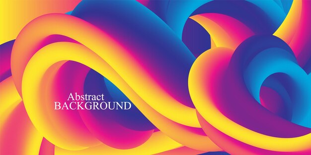 fluid background liquid color abstract colorful gradient vector