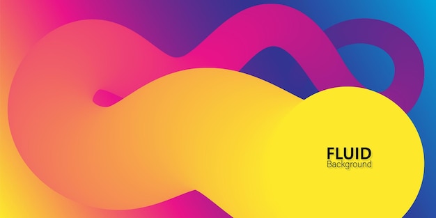 fluid background liquid color abstract colorful gradient vector