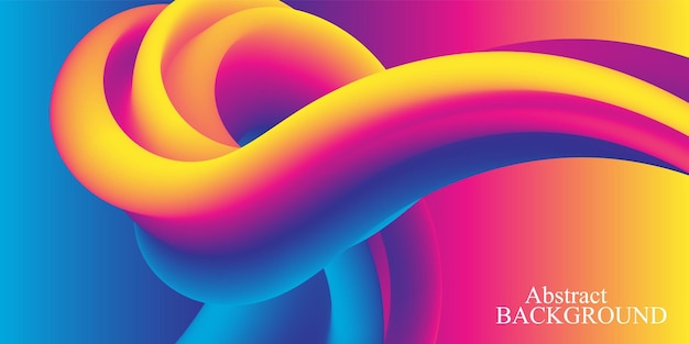 fluid background liquid color abstract colorful gradient vector