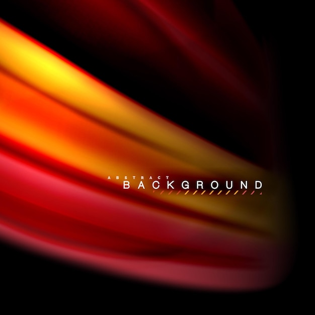 Fluid mixing colors vector wave abstract background design Colorful mesh waves