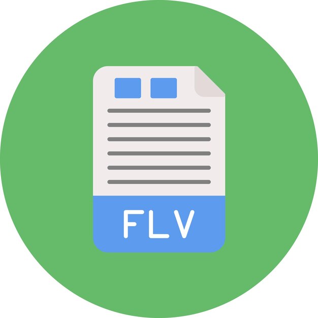 FLV Flat Illustration