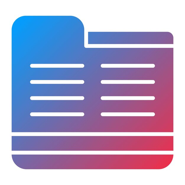 Folder icon vector image Can be used for User Experience