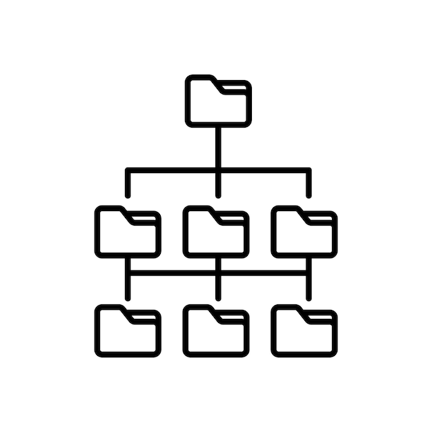 Folder tree icon