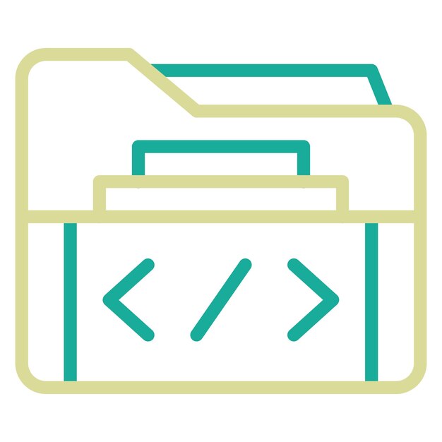 folder vector icon illustration of web hosting iconset