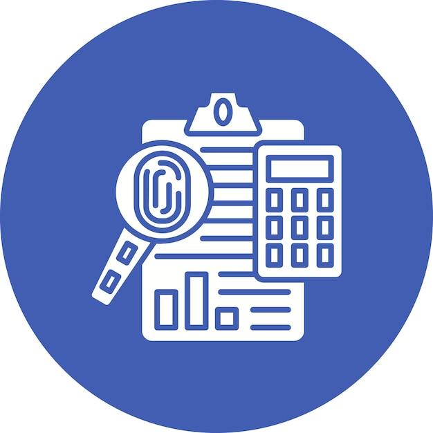 Forensic Accounting icon vector image Can be used for Accounting