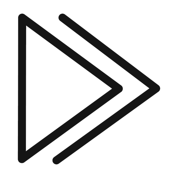 Forward Arrow Icon Perfect for Navigation Tools