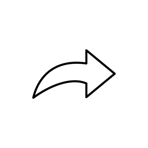 Forward icon Flat fill set collection