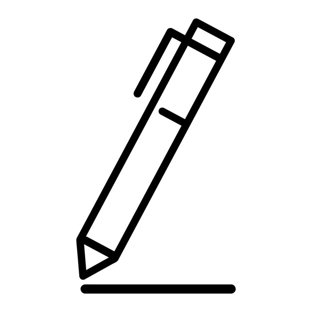 fountain pen icon logo vector design template