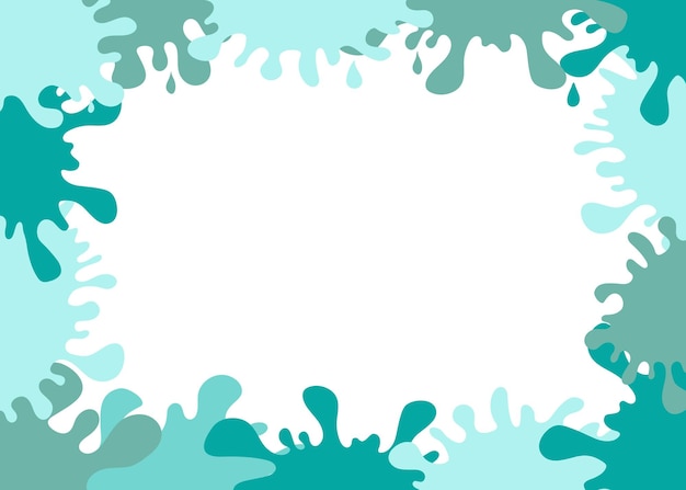 frame border color spots paint blots ink paint drops splashes abstract background banner