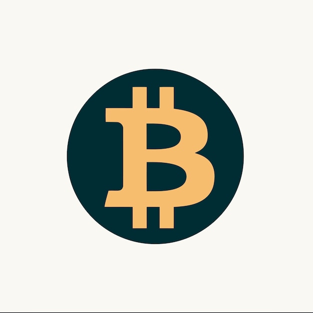 Free vector bitcoin crypto logo symbol icon label