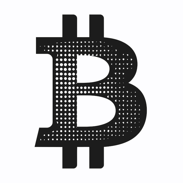 Free vector bitcoin crypto logo symbol icon label