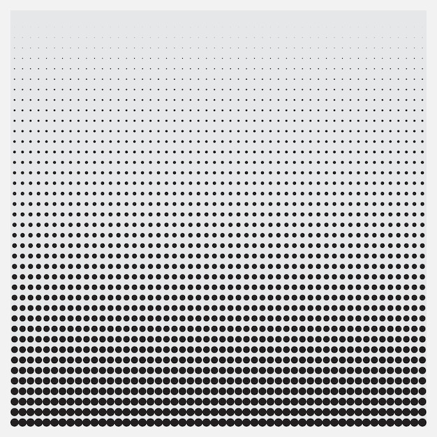 Free vector circle black halftone vector background vector
