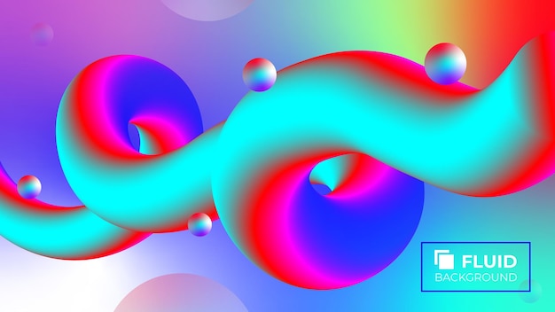 Free vector liquid gradient background Free vector fluid background template